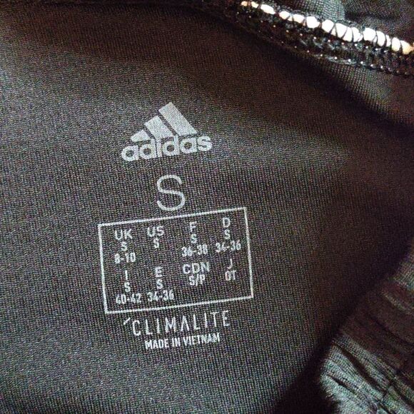 Adidas Shorts Small Black Climalite Activewear Athleisure Sporty Soccer Spring - Picture 4 of 6